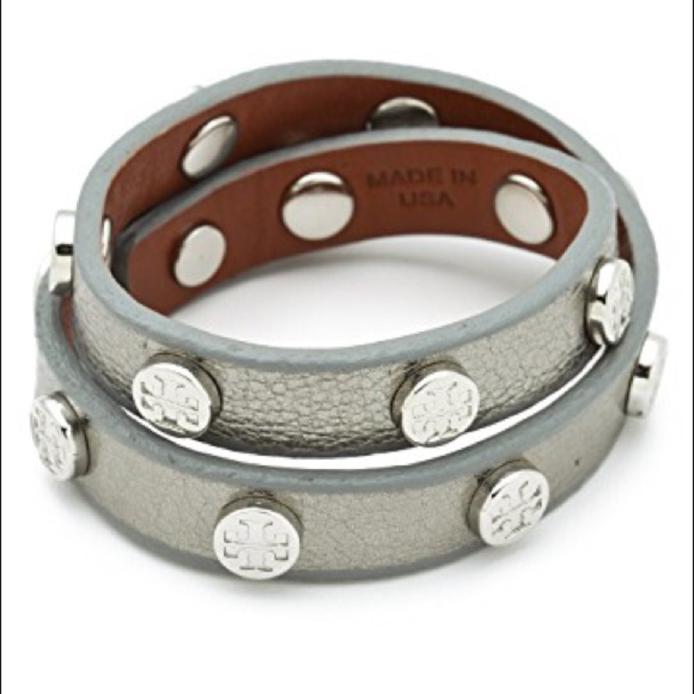 Tory Burch Double Wrap Logo Bracelet